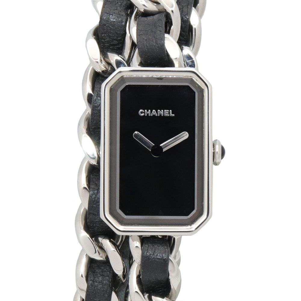 Chanel Première Lock Triple Bracelet Watch, Stainless Steel, Leather Strap, W...